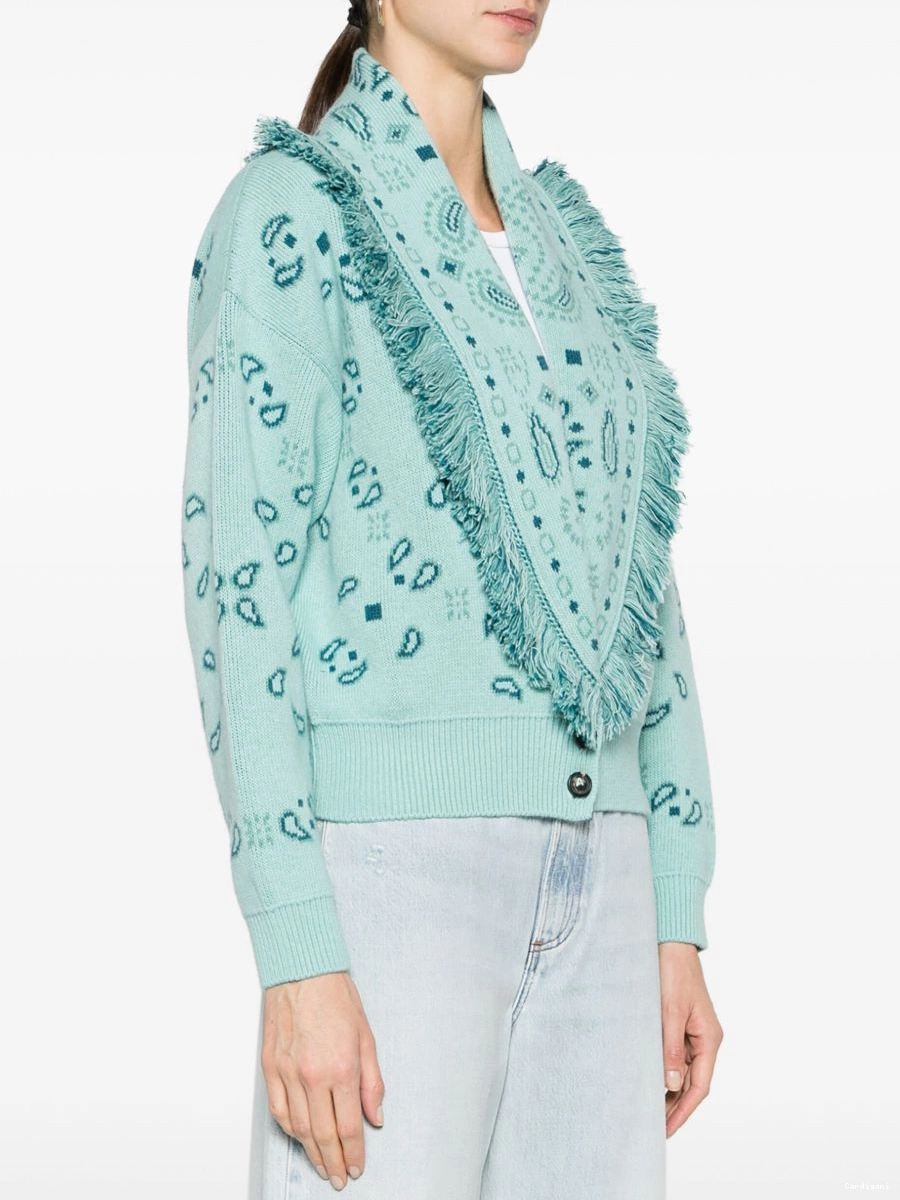 Affordable Alanui Women cardigan bomber bandana-jacquard 0712